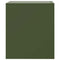 vidaXL Bedside Cabinets 2 pcs Green 34.5x39x44 cm Steel
