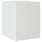 vidaXL Bedside Cabinets 2 pcs White 34.5x39x44 cm Steel