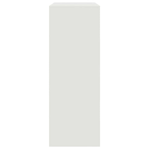 vidaXL Sideboard White 67x39x107 cm Steel