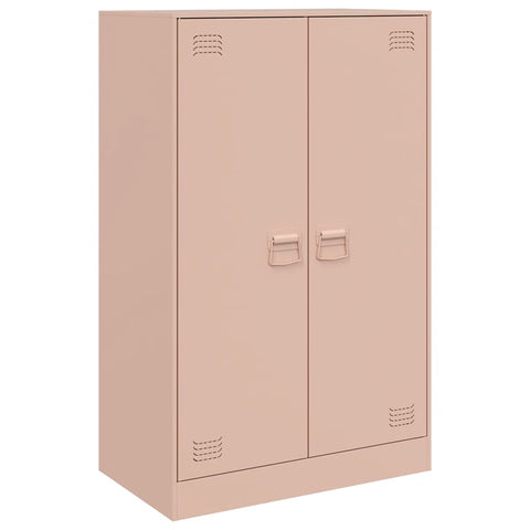 vidaXL Sideboard Pink 67x39x107 cm Steel