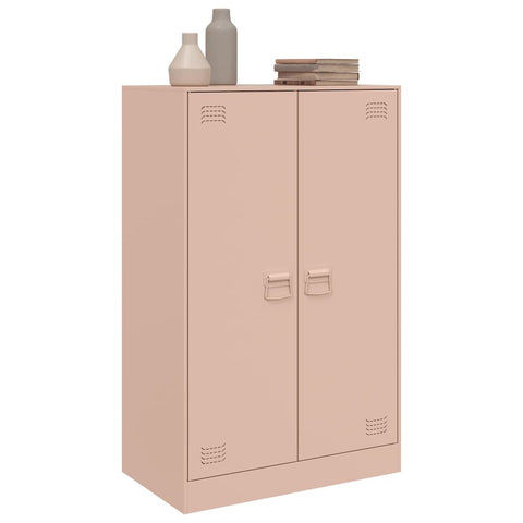 vidaXL Sideboard Pink 67x39x107 cm Steel