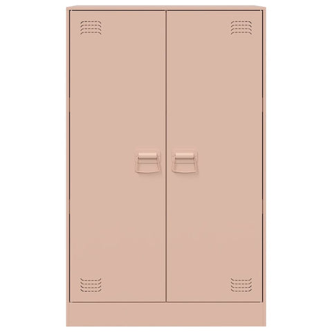 vidaXL Sideboard Pink 67x39x107 cm Steel