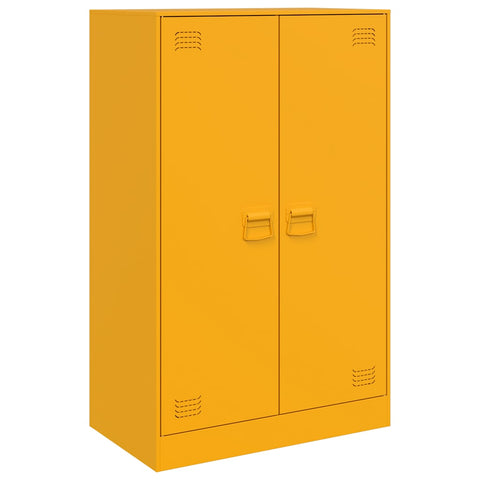 vidaXL Sideboard Mustard Yellow 67x39x107 cm Steel