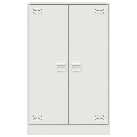 vidaXL Sideboard White 67x39x107 cm Steel