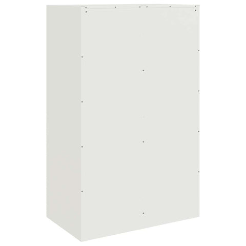 vidaXL Sideboard White 67x39x107 cm Steel