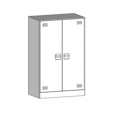 vidaXL Sideboard White 67x39x107 cm Steel