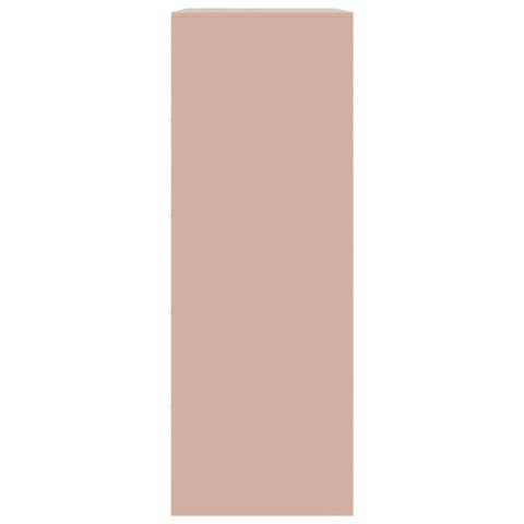 vidaXL Sideboard Pink 67x39x107 cm Steel