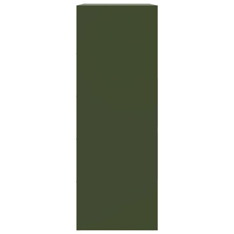 vidaXL Sideboard Olive Green 67x39x107 cm Steel