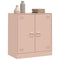 vidaXL Sideboard Pink 67x39x73 cm Steel