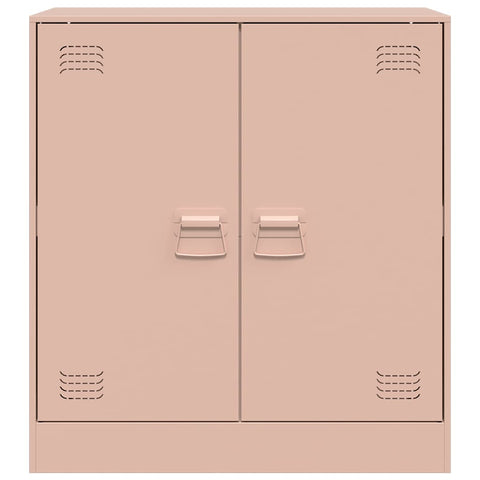 vidaXL Sideboard Pink 67x39x73 cm Steel