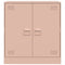 vidaXL Sideboard Pink 67x39x73 cm Steel