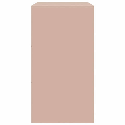 vidaXL Sideboard Pink 67x39x73 cm Steel
