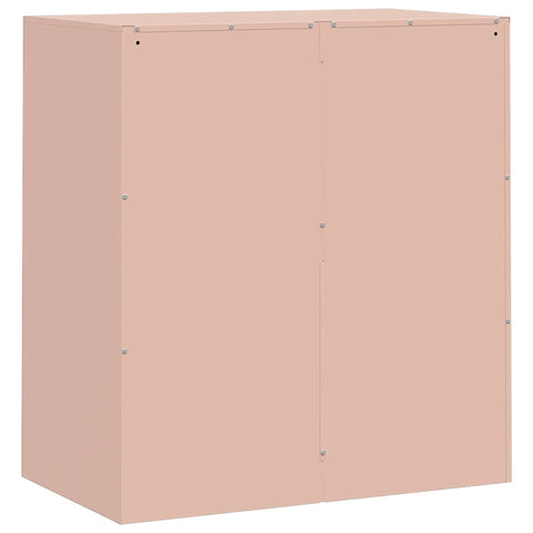 vidaXL Sideboard Pink 67x39x73 cm Steel