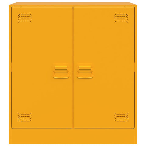 vidaXL Sideboard Mustard Yellow 67x39x73 cm Steel