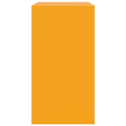 vidaXL Sideboard Mustard Yellow 67x39x73 cm Steel