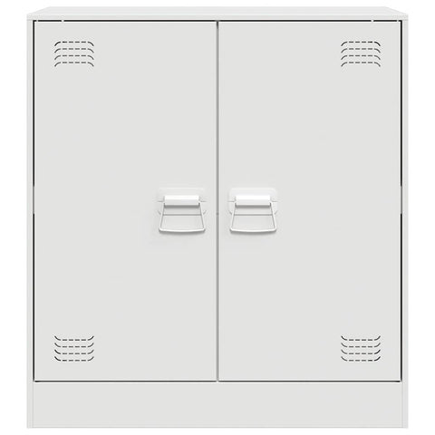 vidaXL Sideboard White 67x39x73 cm Steel