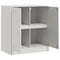 vidaXL Sideboard White 67x39x73 cm Steel