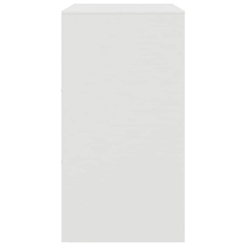 vidaXL Sideboard White 67x39x73 cm Steel
