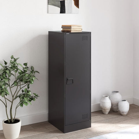 vidaXL Sideboard Black 34.5x39x107 cm Steel