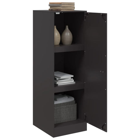 vidaXL Sideboard Black 34.5x39x107 cm Steel