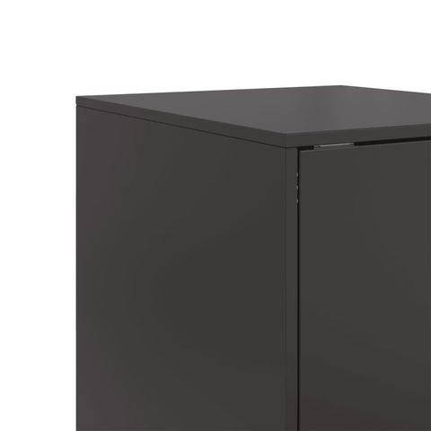 vidaXL Sideboard Black 34.5x39x107 cm Steel