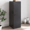 vidaXL Sideboard Black 34.5x39x107 cm Steel