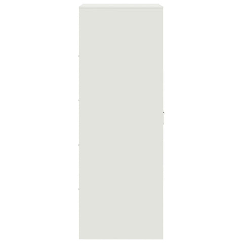 vidaXL Sideboard White 34.5x39x107 cm Steel