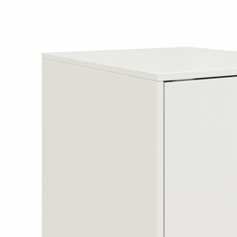 vidaXL Sideboard White 34.5x39x107 cm Steel
