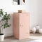 vidaXL Sideboard Pink 34.5x39x73 cm Steel