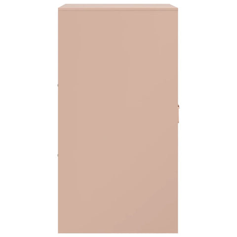 vidaXL Sideboard Pink 34.5x39x73 cm Steel