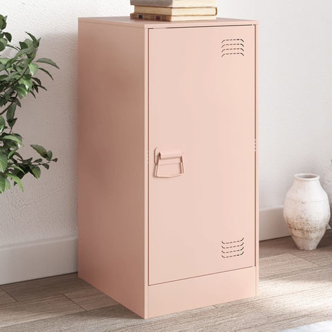 vidaXL Sideboard Pink 34.5x39x73 cm Steel