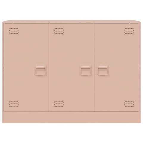 vidaXL Sideboard Pink 99x39x73 cm Steel