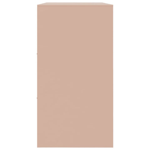 vidaXL Sideboard Pink 99x39x73 cm Steel