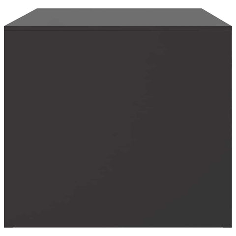 vidaXL Coffee Table Black 67x50x44 cm Steel