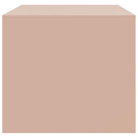 vidaXL Coffee Table Pink 67x50x44 cm Steel