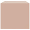 vidaXL Coffee Table Pink 67x50x44 cm Steel