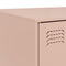 vidaXL Coffee Table Pink 67x50x44 cm Steel