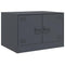 vidaXL Coffee Table Anthracite 67x50x44 cm Steel