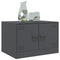 vidaXL Coffee Table Anthracite 67x50x44 cm Steel