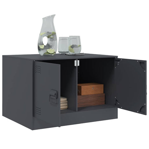 vidaXL Coffee Table Anthracite 67x50x44 cm Steel