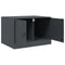 vidaXL Coffee Table Anthracite 67x50x44 cm Steel