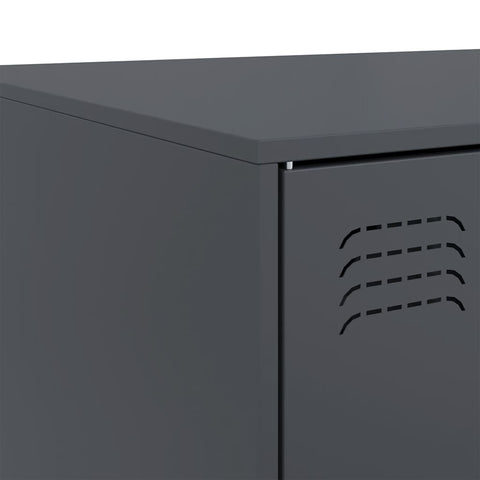 vidaXL Coffee Table Anthracite 67x50x44 cm Steel
