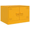 vidaXL Coffee Table Mustard Yellow 67x50x44 cm Steel