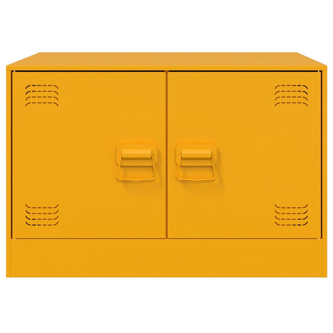 vidaXL Coffee Table Mustard Yellow 67x50x44 cm Steel
