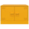 vidaXL Coffee Table Mustard Yellow 67x50x44 cm Steel