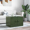 vidaXL Coffee Table Olive Green 67x50x44 cm Steel