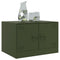vidaXL Coffee Table Olive Green 67x50x44 cm Steel