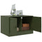 vidaXL Coffee Table Olive Green 67x50x44 cm Steel