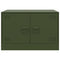 vidaXL Coffee Table Olive Green 67x50x44 cm Steel