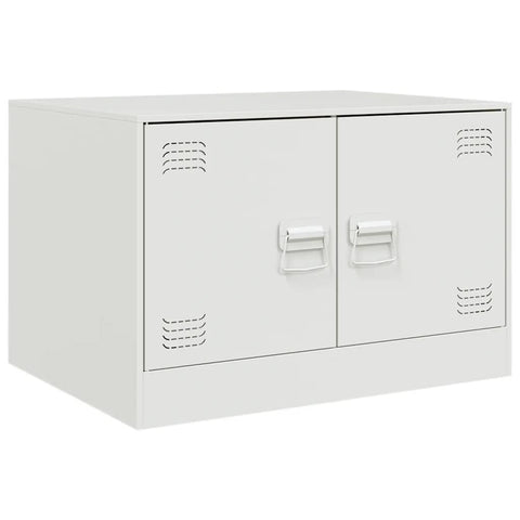 vidaXL Coffee Table White 67x50x44 cm Steel